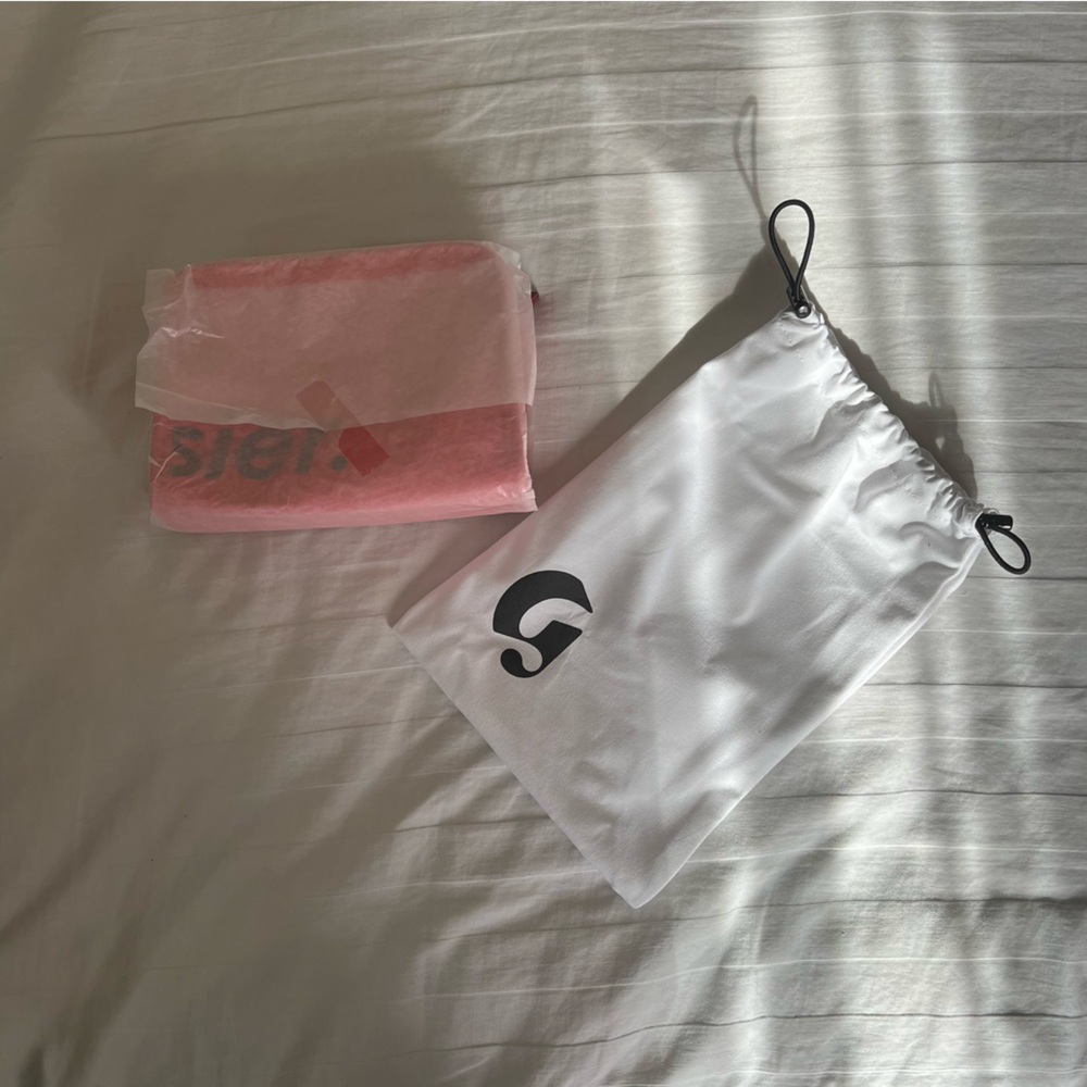 Glossier Atlanta limited edition mini beauty bag